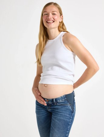 Lindex Top Racer Back Mom - White - S