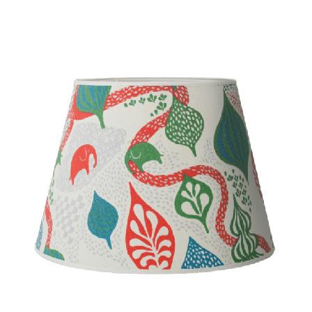 Littlephant Saga Forest - White/red Lampskärmar Flerfärgad L