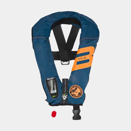 Nafukovací záchranná vesta Baltic EPIQ E.I 165N s postrojem, automatická, námořní + CO2 patrona 33 gramů, 40 - 150 kg