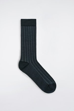 COS Men's Striped Cotton Socks in Blue