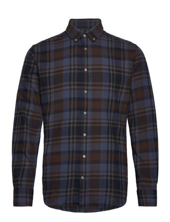 Bs Watson Casual Slim Fit Shirt Brown Bruun & Stengade
