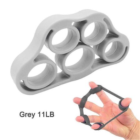 Håndleddsstrekker Finger Gripper Expander Styrketrener Treningssilikon Hånd Gripper 5 Finger Pinch Karpal Ekspandere For Gym