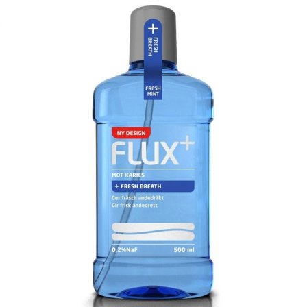 Flux Flux+ Fresh Breath 0,2 % fluorskyll 500 ml