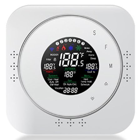 WiFi Temperaturkontrollpanel för Golvvärme 24V Energieffektiv