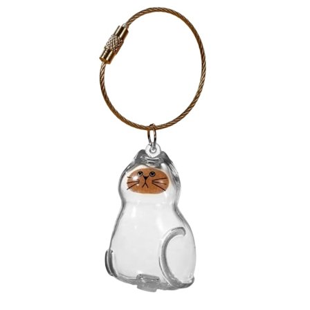 Håndlavet Mindesmærke Ornament til Kæledyrshår Katte Pels Kollektion Flaske Med Reb