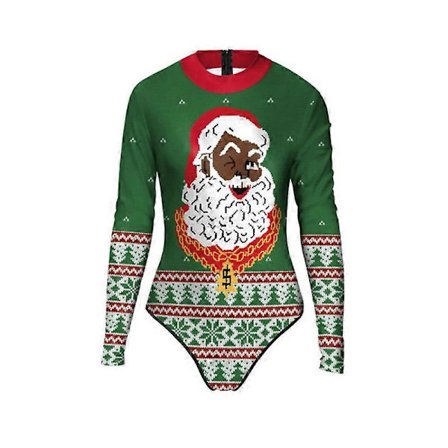 Dame Ett Stykke Badedrakter Morsomme Julebadedrakter Badetøy Monokini