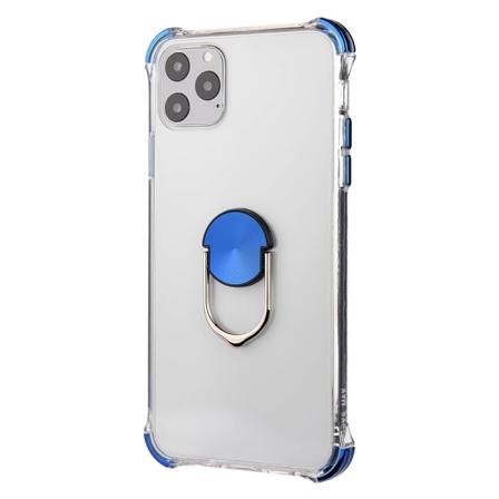 iPhone 11 Pro Max - Deksel med ringholder Blå