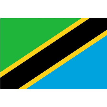 Flag fra Tanzania