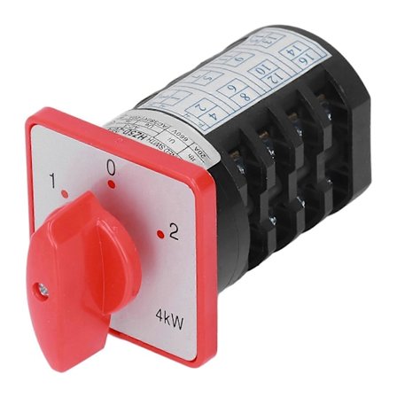 Berm Rotary Omkoblingsbryter Knapp Kontroll Velgerbryter 4 Seksjoner 3 Posisjoner Ac380v