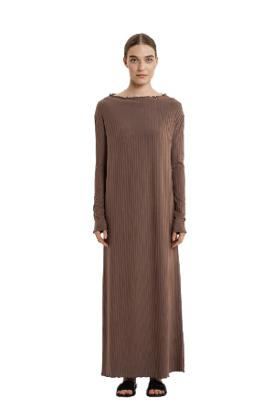 Residus Copin Dress - Mole Klänningar Dam Brun L