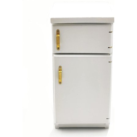 Dukkhus Dekoration Tillbehör, Mini Dukkhus Möbler Kylskåp