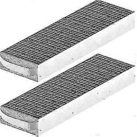 2-pak aktivt kulfilter, kompatibelt med Bora Pure/X Pure/S Pure ventilatorer, PUAKF filtertilbehør erstatningsfilter, nyt for 2024