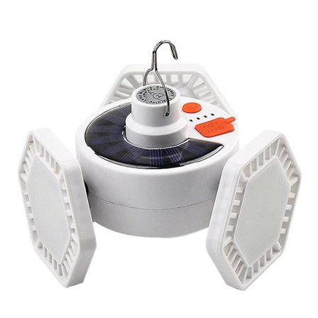 Kolmipuoliset hätävalot Aurinkopaneelilla Ladattavat Valot Leirintävalot