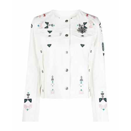 Ermanno Scervino, Jacket Wit, Dames, Maat:S