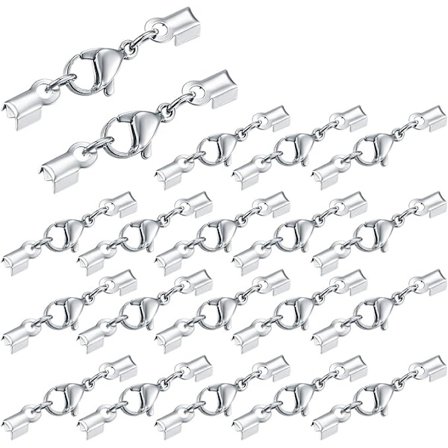 Hummerlåsspenne, klospenn med snor, festespenne for