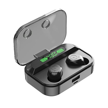 9d Hifi Bluetooth 5.1 Trådlösa Hörlurar Cvc8.1 Brusreducerande Stereo In Ear Hörlurar Tws Trådlösa Öronproppar Med Led Strömdisplay Laddningsfodral 