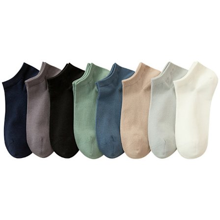 Herre forår-sommer bomuld antibakterielle sokker 5-pak