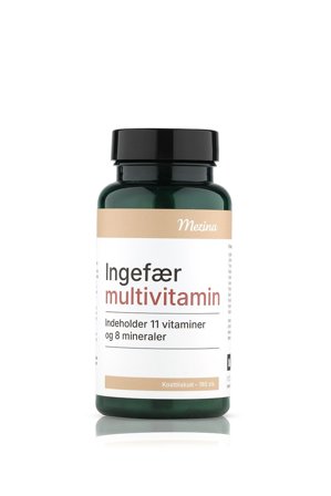 Mezina Ingefær og Multivitaminer 180 stk, Helse & Madvarer, Vitaminer, Multivitaminer