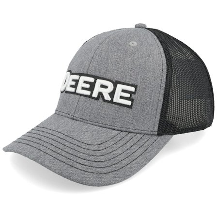 John Deere - Gris trucker Gorra - C&F Mesh Black/Grey Trucker @ Hatstore