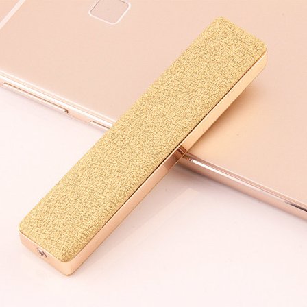 Elektrisk tändare USB uppladdningsbar Flamfri vindtät tunn design med USB-kabel