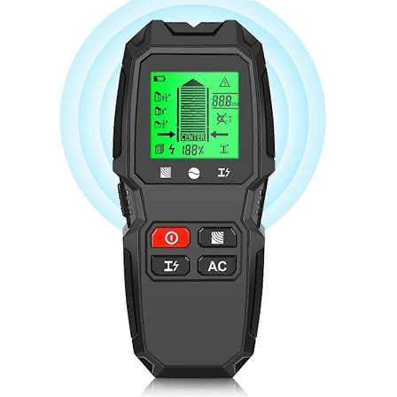 Digital Væg Metal Detektor 7 i 1 Håndholdt Vægregelsøger Træ AC Ledning Kabel Finder Vægscanner