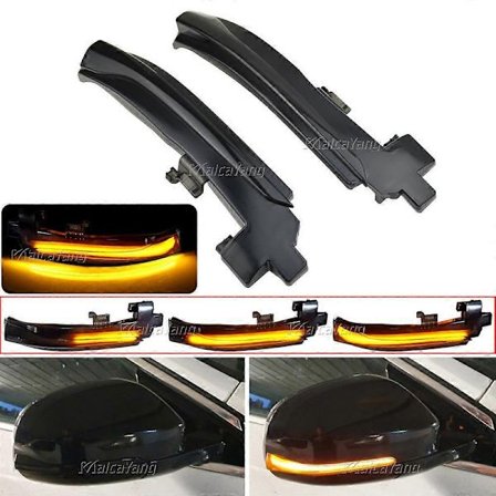 2X Volvo S60 CC S60 II S80 II V40 CC V40 II V60 V60 CC V70 LED Sekventiaalinen Dynaaminen sivupeilin vilkkuvalo Vilkkulamppu