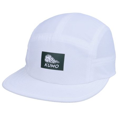 Kumo - Vit 5panel Keps - Box Logo Green Cloudfit White 5-Panel @ Hatstore