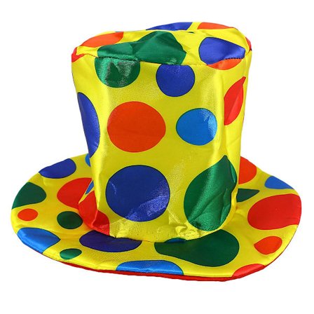 Clownhatt Prickig Hatt Skärm Fancy Dress Tillbehör För Party Kostym Karneval Halloween