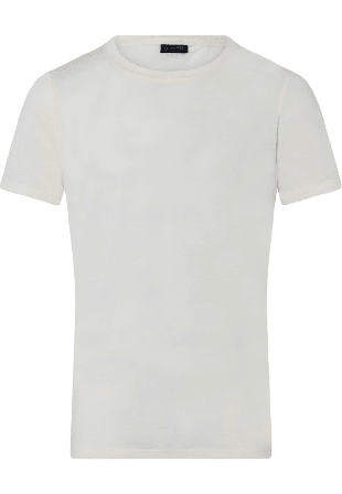Dovre Ekologisk Ull, T-shirt, Orange Med Tryck T-shirts Herr Beige XXL