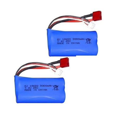 2S 7.4V 3000mah lipo-akku 18650 Wltoysille 144001 A959-B A969-B A979-B K929-B 12428 12423 10428 Q39 RC auton varaosat