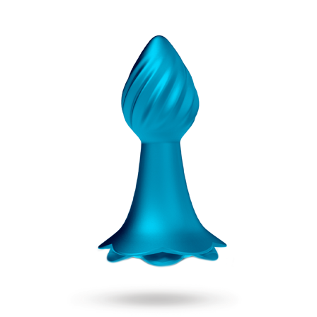 NMC: Iceberg Rose Vibrating Anal Plug Blue