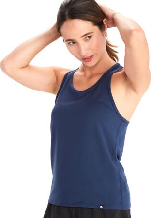 Marmot Women's Leda Racer Tank Women Short sleeved fitness sweater Blue XS