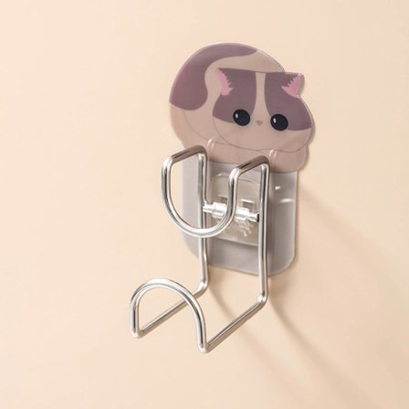 Khaki katt-Punch-fria handfat förvaringshylla Badrum förvaringshylla Badrum handfat hylla Rostfritt stål väggmonterad kruka toalett handfat hylla