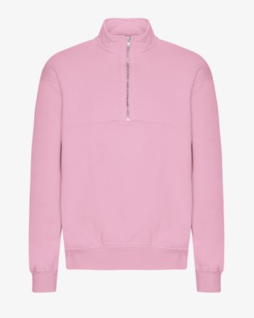 Organic Quarter Zip - Cherry Blossom 2XL