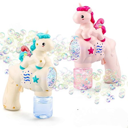 2-pak boblepistol til børn, boblemaskine med legetøj, gave til 3 4 5 6 7 8 årige -GSLA