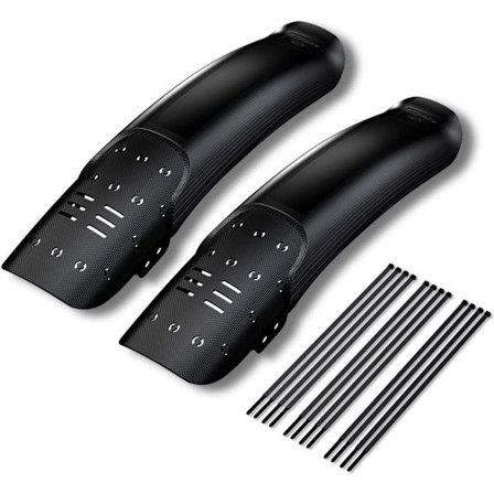 Sort, tykkere version - 24-29" MTB skærme - mountainbike skærme