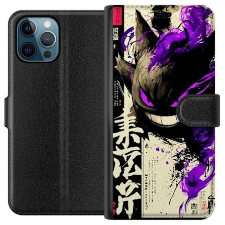 Kompatibelt Plånboksfodral till Apple Apple iPhone 12 Pro Mörk kraftfull varelse