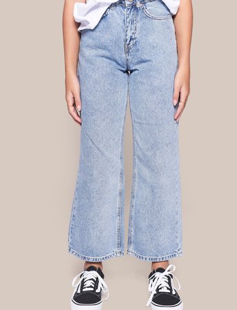 Grunt Wide Leg Iris - Blue - 128