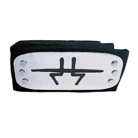 Naruto Headband With Cosplay Logo, Gold-plated Ninja Headdress