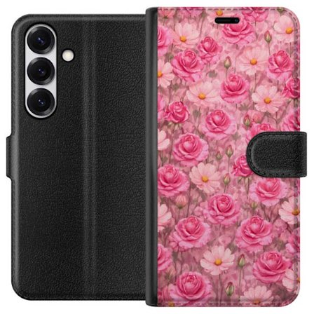 Yhteensopiva Lompakkokotelo Samsung Galaxy S25 Petal Reverie Blush Rose