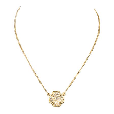 Chanel Vintage Pre-owned Jewellery gul, Dam Vintage Smycken, Dam, Storlek: ONE SIZE