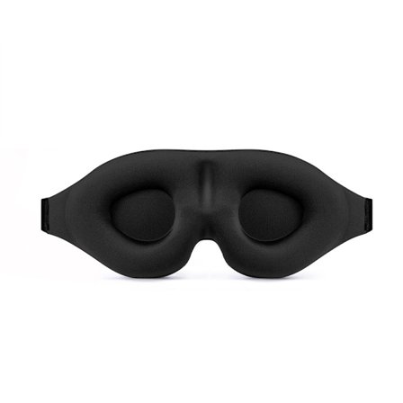 3D Mörkläggande Sovmask - Bekväm och Andningsbar för Vilsam Sömn