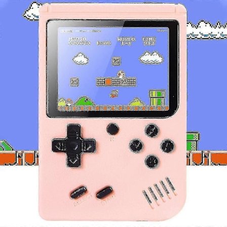 Gameboy Innebygd 500 Klassisk TV-spill Retro Videospillkonsoll Kontroller Leker for barn