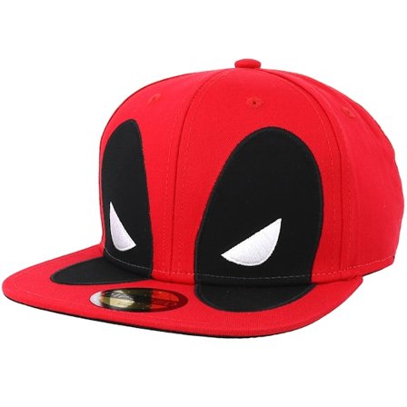 Difuzed - Rot Snapback Cap - Deadpool Big Face Red Snapback @ Hatstore