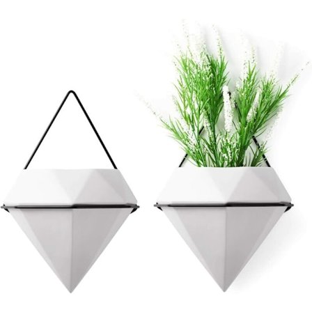 Keramik Väggkruka Växtställ Vägg Blomkrukor Set