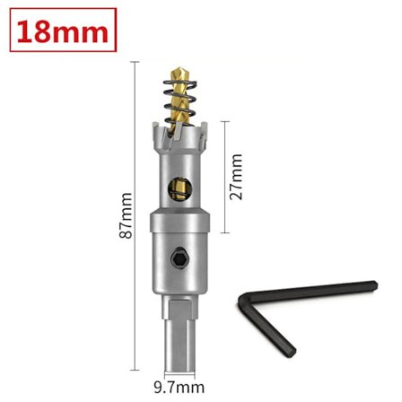 TCT Hullsag Metall kjernebor 18MM