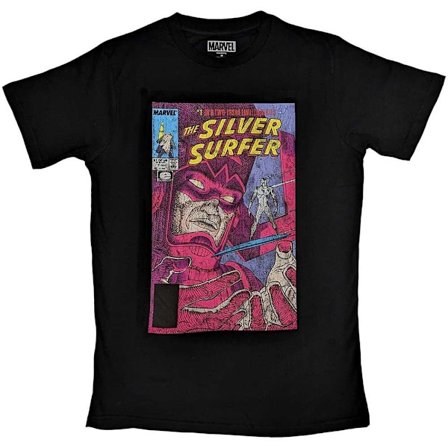 Marvel Comics Unisex Vuxen Silver Surfer Galactus T-Shirt L Bla