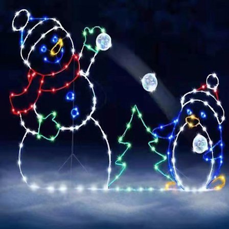 Utendørs Julelys, Hagedekorasjon