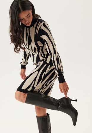 Object Collectors Item Objray L/S Knit Dress Klær