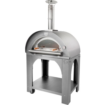 Clementi forni Pulcinella Brændefyret Pizzaovn 100x80 cm. Rustfrit stål - Rustfri stål | KitchenOne
